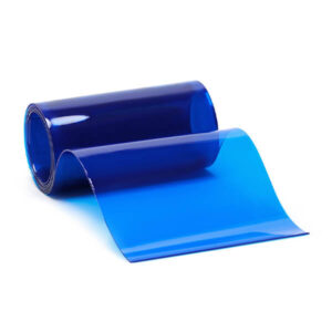 Pas PCV standard niebieski transparentny