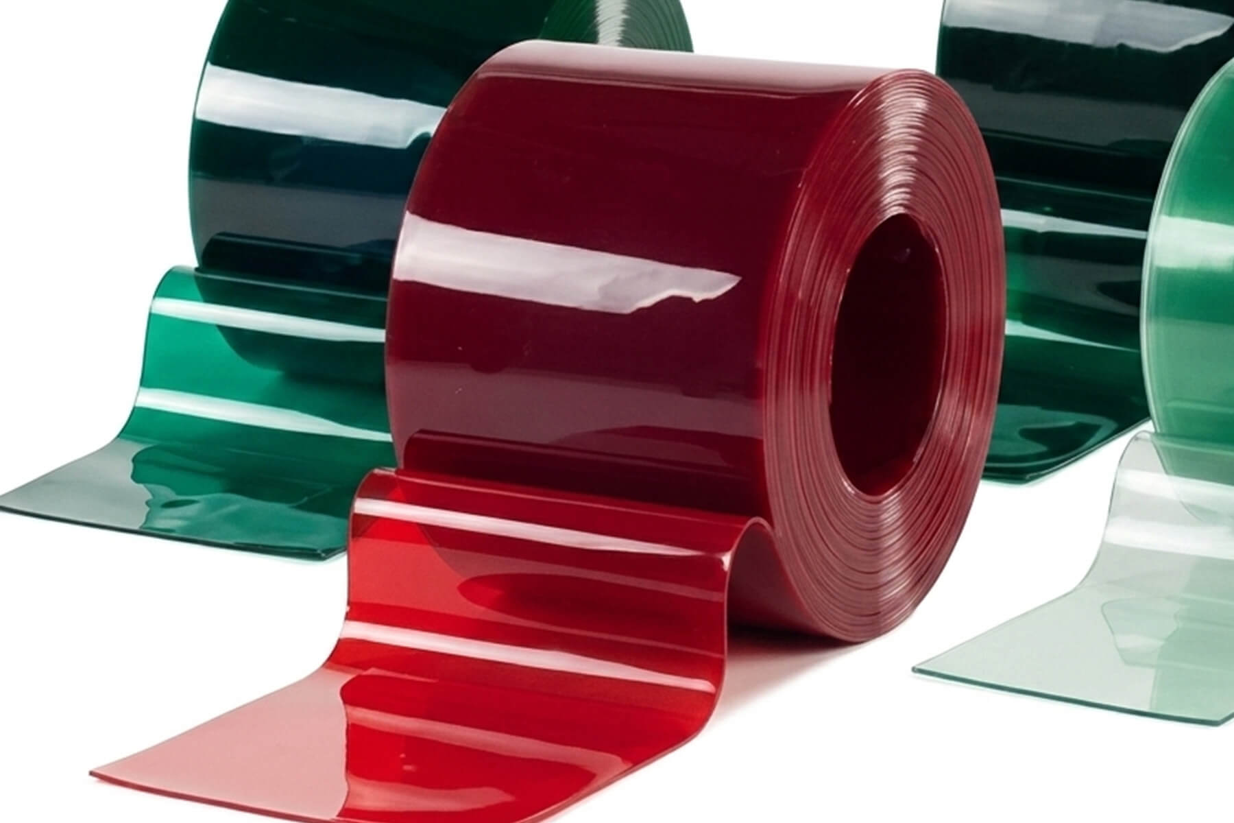 materiał pvc w kurtynach spawalniczych